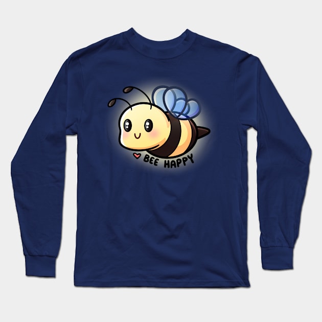 Bee Happy Long Sleeve T-Shirt by Sammy Doo